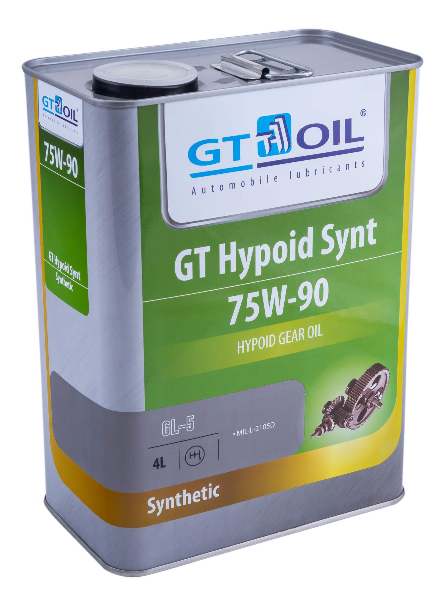 Масло трансмиссионное синтетическое  GT Hypoid Synt 75W-90 . 4л