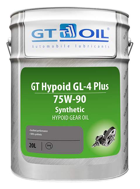 Масло трансмиссионное GT Hypoid GL-4 Plus 75W-90 GL-4/GL-5 20л