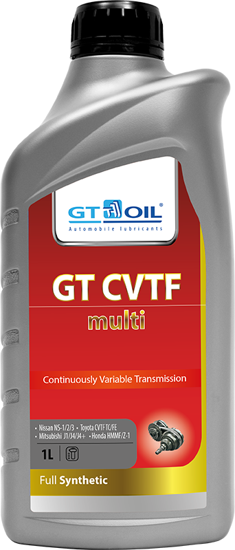 Масло транс. CVT для вариаторов CVTF Multi синт. GT OIL 1л