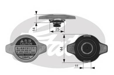 Крышка радиатора ACURA/HONDA/FIAT/LEXUS/MAZDA/MITSUBISHI/ SUZUKI/TOYOTA