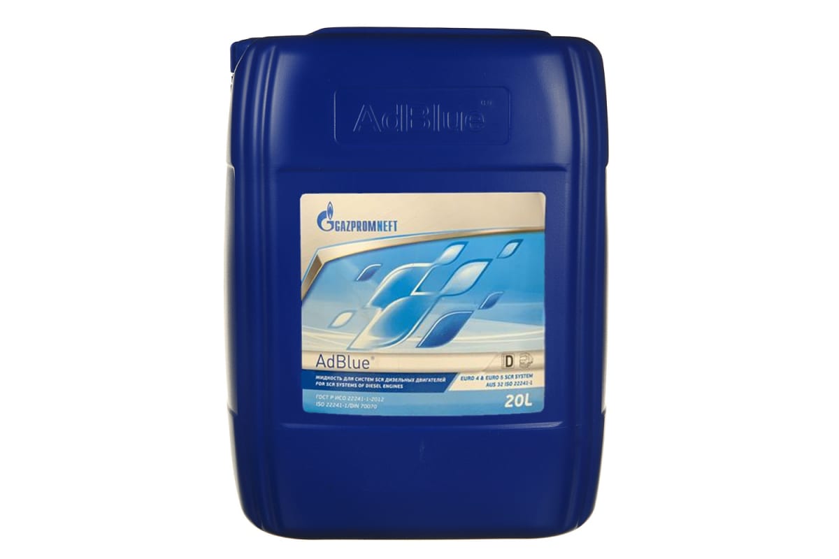 Жидкость адсорбирующая Gazpromneft водный раствор мочевины AdBlue 20л 2181910007