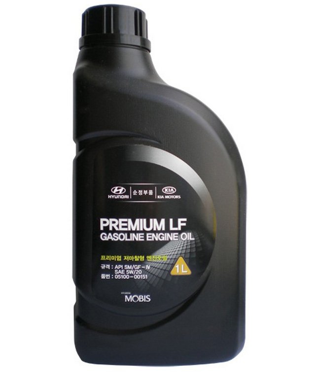 Масло моторное синт. Premium LF Gasoline 5W-20 (1л) пластик