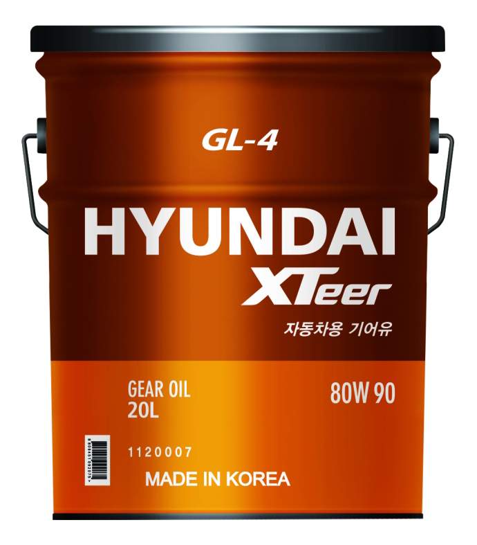 HYUNDAI  XTeer Gear Oil-4 80W90.  20 л. Трансмиссионное масло универсальное