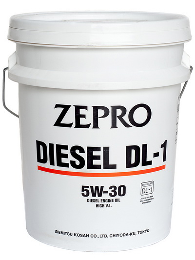 Масло моторное полусинт. ZEPRO DIESEL DL-1 5W-30 (20л) БОЧКА