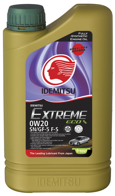 Моторное масло IDEMITSU EXTREME ECO SNGF-5 0W20 F-S (1л)