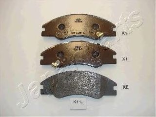 Колодки дисковые передние KIA Cerato 1.5-2.0CRDi 04>