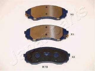 Колодки дисковые передние KIA Carnival 2.7i V6/2.9CRDi 06>