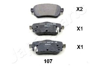 Колодки дисковые задние Nissan Qashqai 1.2-1.6i/DCi 14>