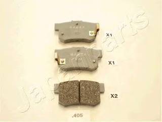 Колодки дисковые задние Honda Accord 1.8-2.3/2.0TD 90-99. Rover 600 1.8-2.3 93>