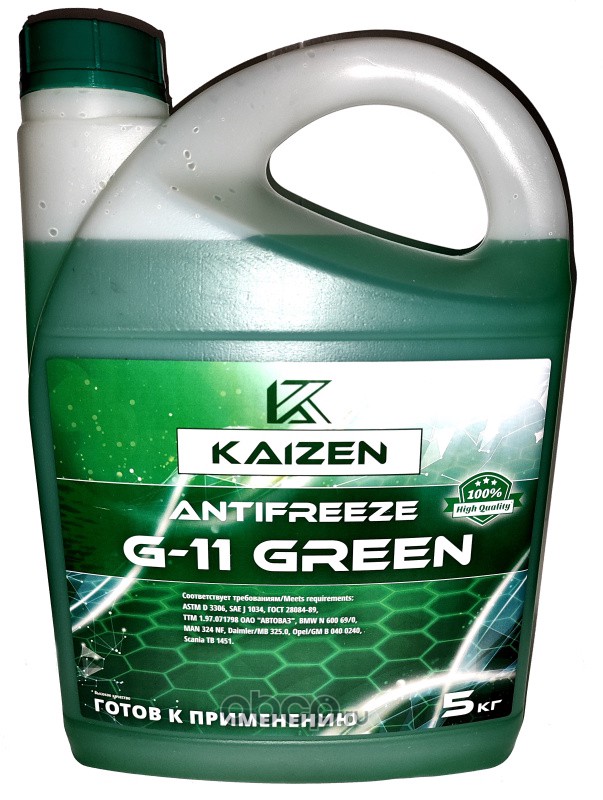 Антифриз зеленый G11 5кг