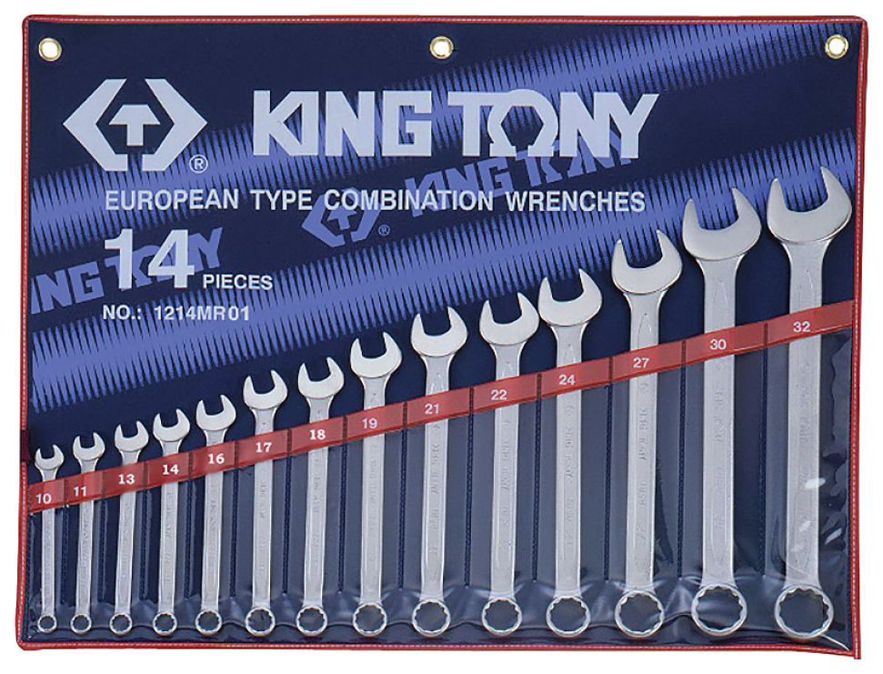 Комплект комбинированных ключей  10-32мм 14 предметов
