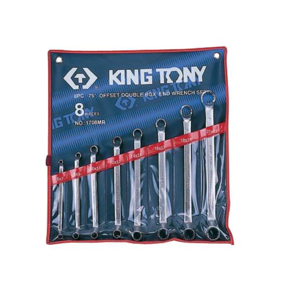 KING TONY Набор накидных ключей, 6-23 мм, 8 предметов