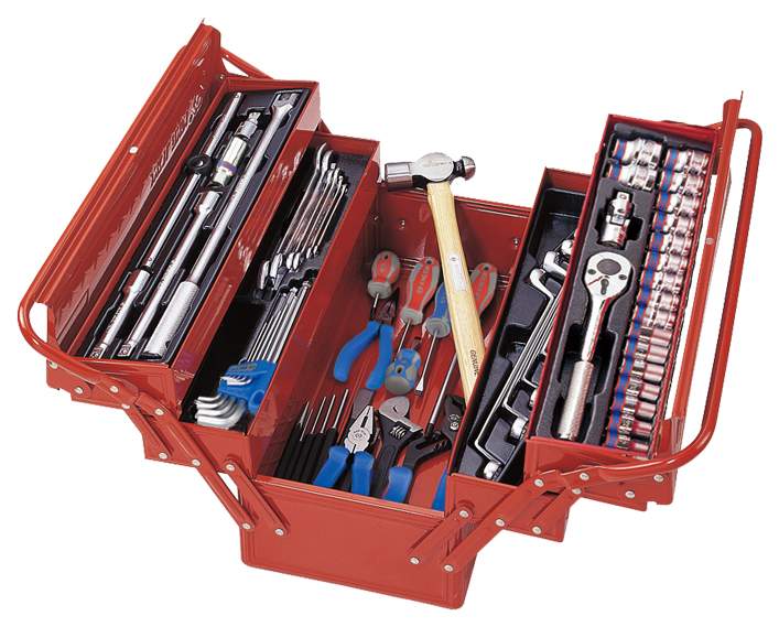 Ящик раскладной с инструментом 65 предметов