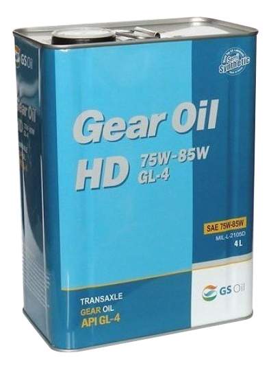 Масло KIXX GEAR OIL HD 75W85 GL-4 п/синт (4л)