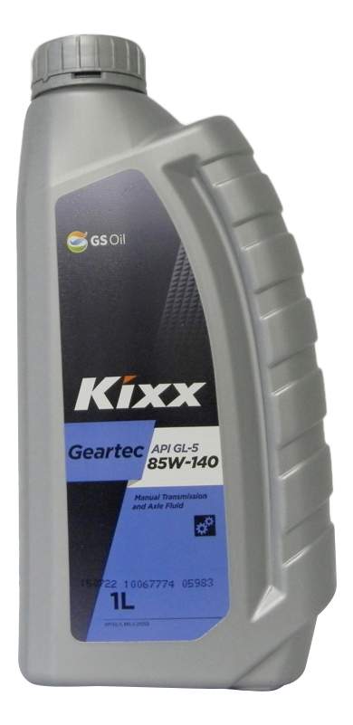 KIXX 85W140 1L МАСЛО ТРАНСМИССИОННОЕ GEARTEC GL-5 . API GL-5  Semi Synthetic