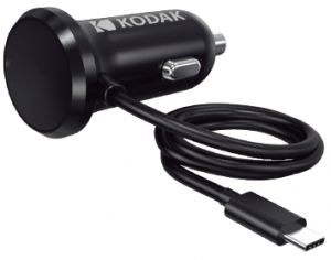 Устройство зарядное автомобильное “KODAK”Quick Charge 3.0(12-24В/ 5В/3.0A (15Вт)
