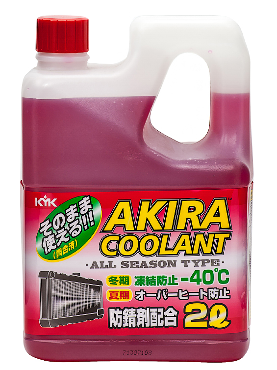 Антифриз для Toyota AKIRA COOLANT -40°C (красный) 2L
