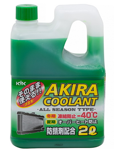 Антифриз  AKIRA COOLANT - 40°C (зеленый) 2L