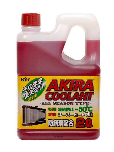 Антифриз для Toyota AKIRA COOLANT - 50°C (красный) 2L