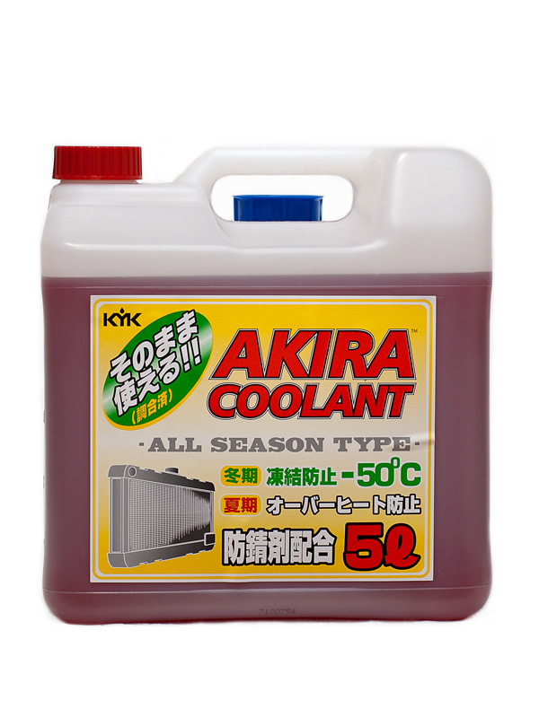 Антифриз для Toyota AKIRA COOLANT - 50°C (красный)  5L