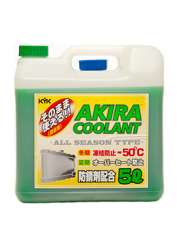 Антифриз  AKIRA COOLANT - 50°C (зеленый) 5L