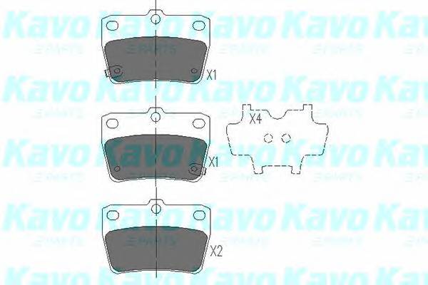 К-т торм. колодок Re TO RAV4 II