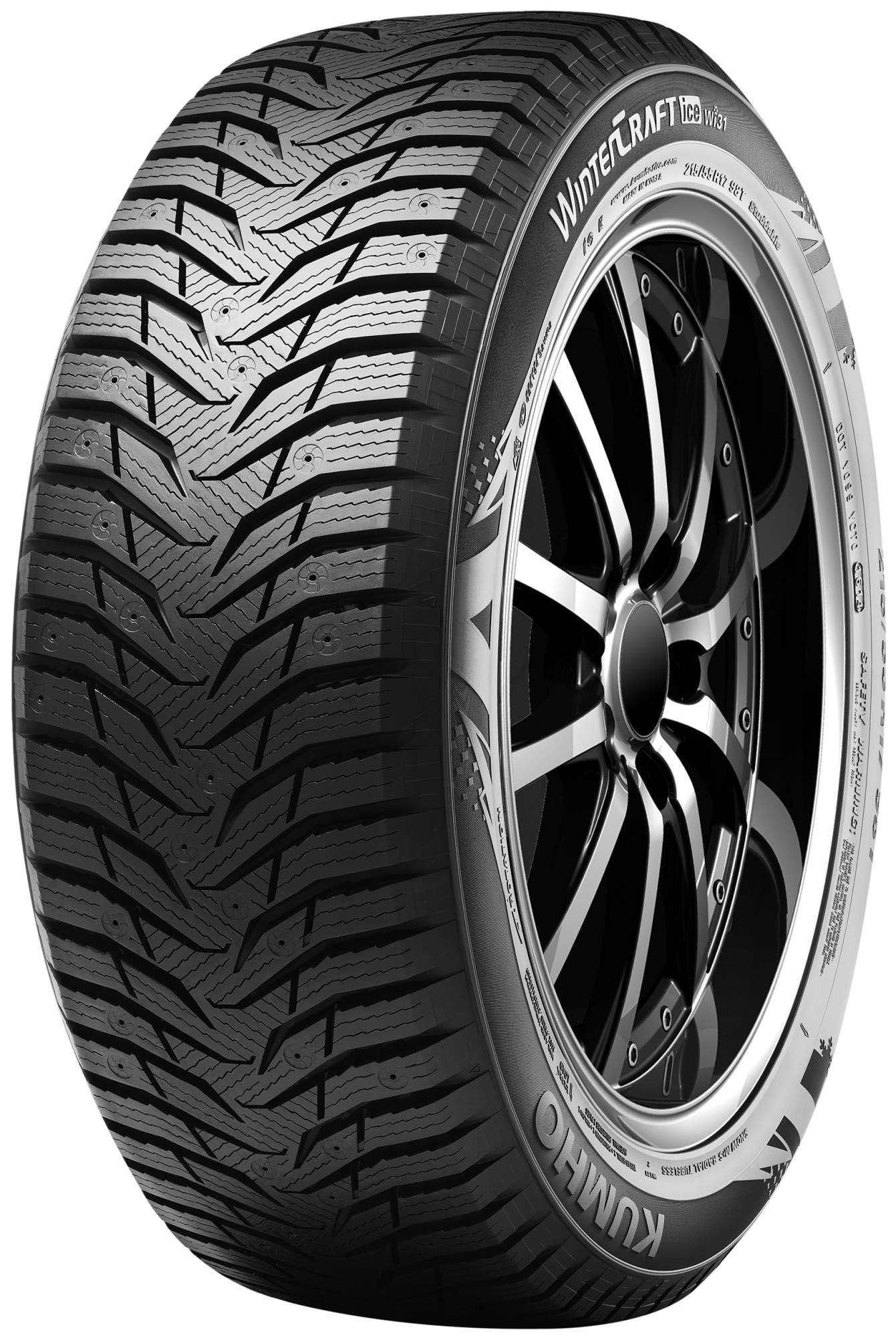 Шина легковая R15 195/65 91T KUMHO WI-31 (зима шип.)