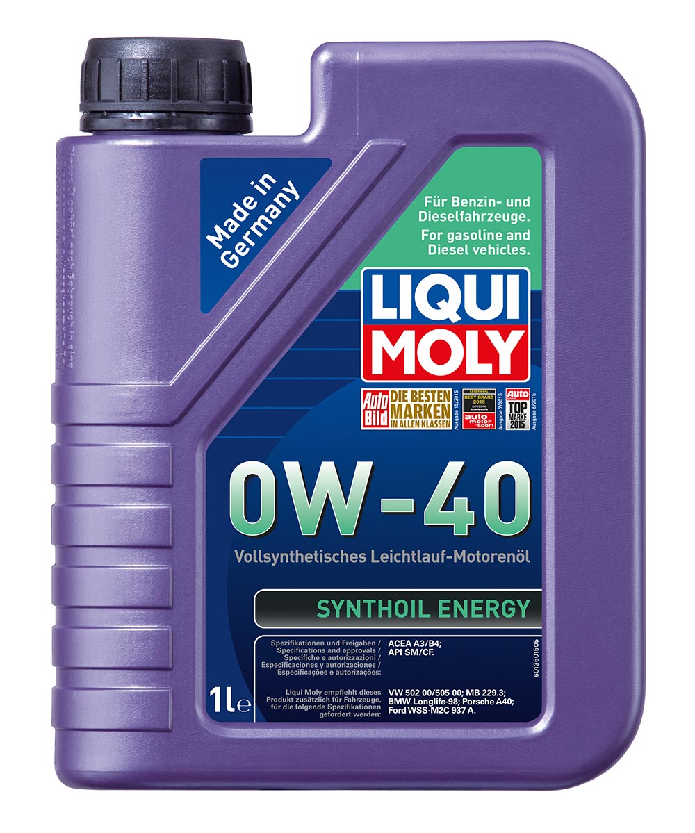 Масло моторное синт. Synthoil Energy 0W-40 (1л) пластик