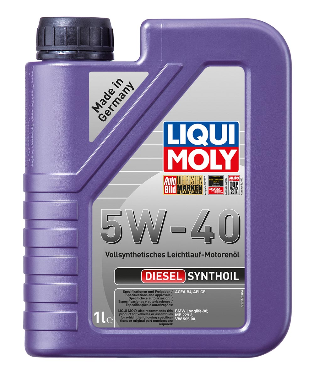 Масло моторное синт. Diesel Synthoil 5W-40 (1л) пластик