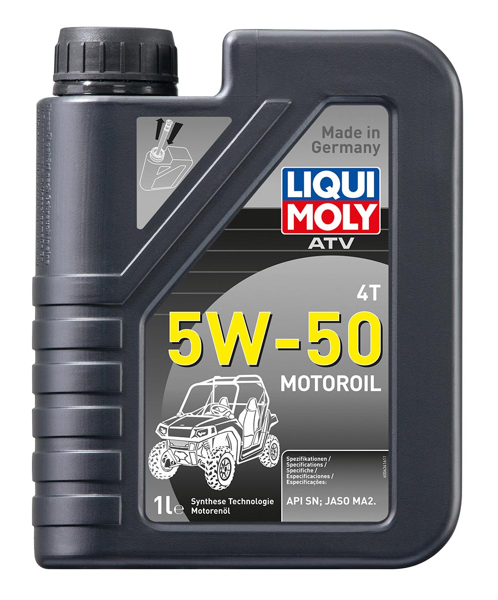 Масло моторное синт.ATV 4T Motoroil 5W-50 для квадроциклов API SN JASO MA2 1л