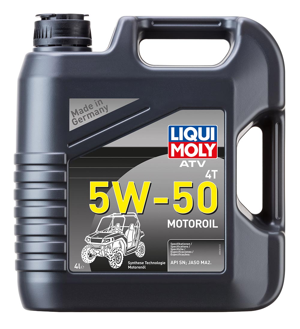 Масло моторное синт.ATV 4T Motoroil 5W-50 для квадроциклов API SN JASO MA2 4л