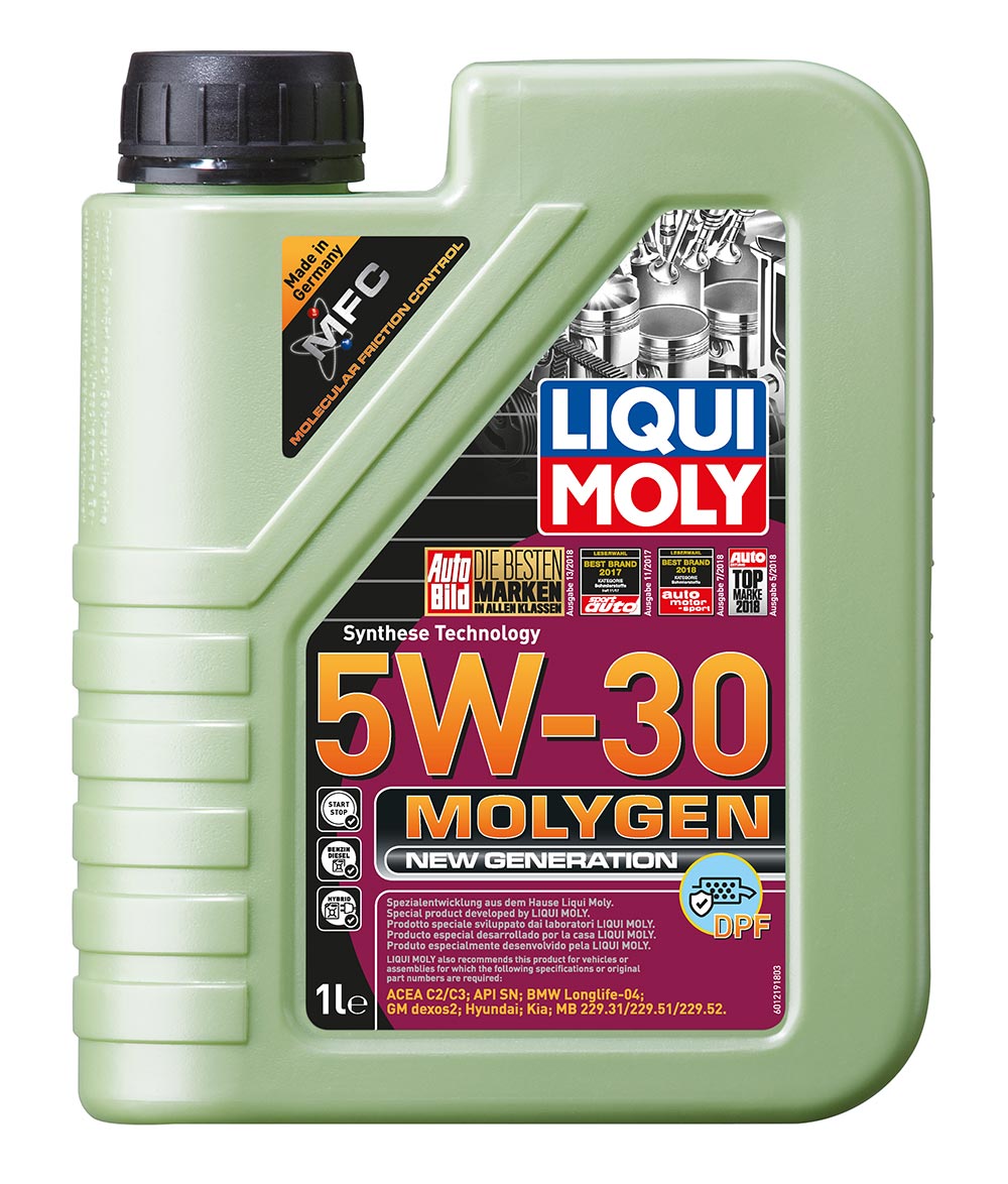 Масло моторное полусинт. Molygen New Generation DPF 5W-30 (1л)