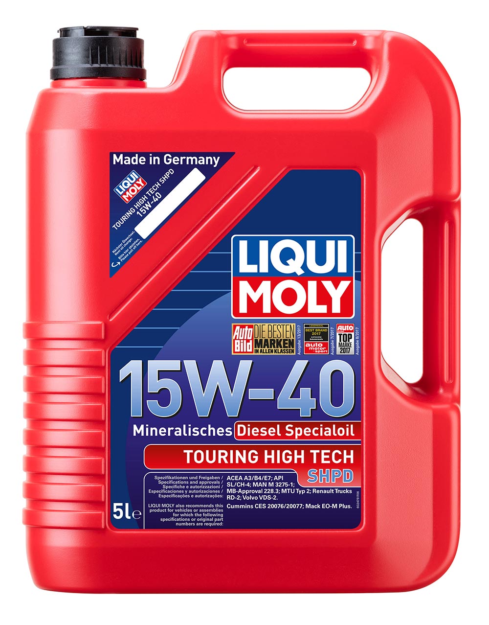 Масло моторное минерал. Touring High Tech SHPD-Motoroil Basic 15W-40 (5л)