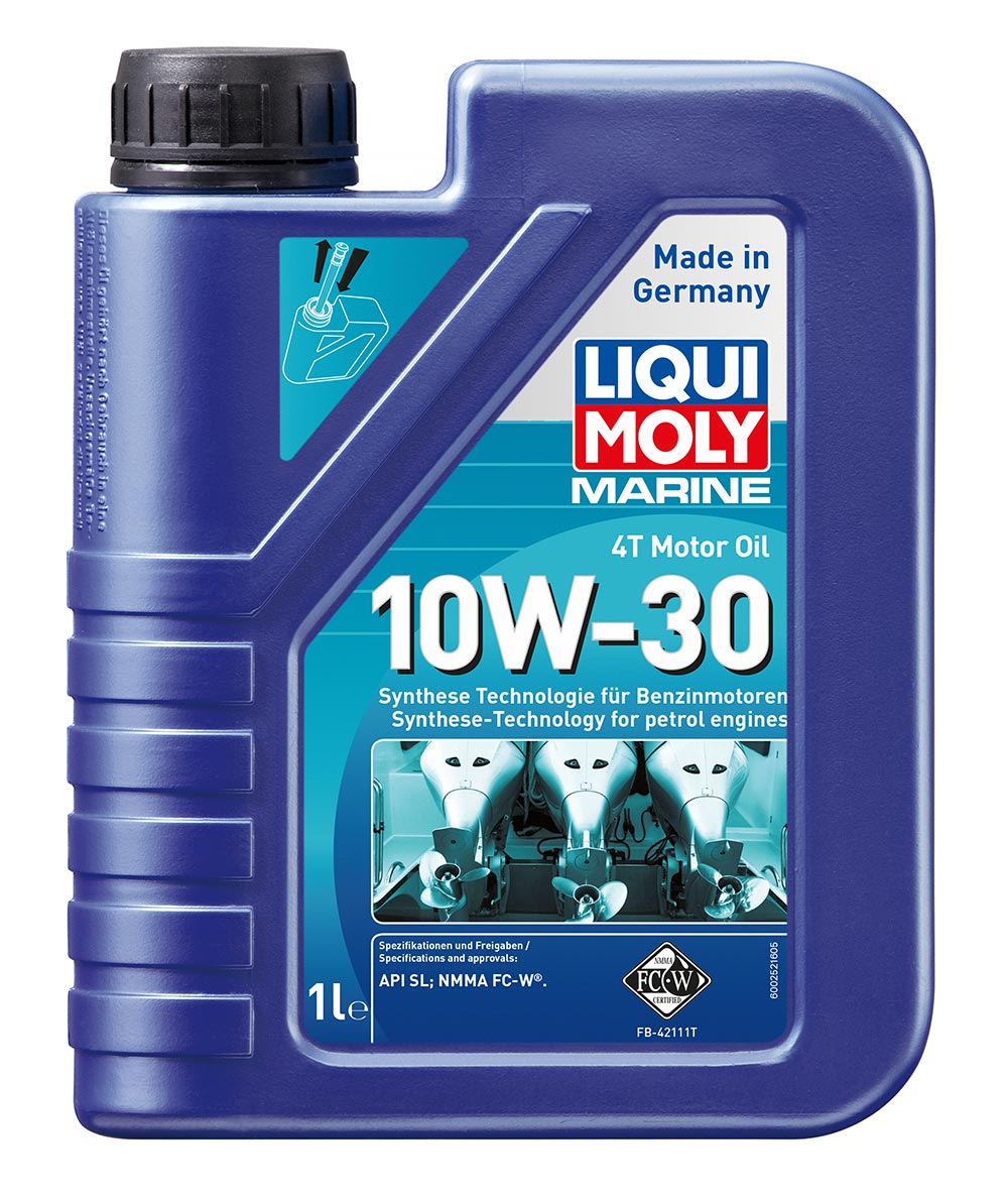 Масло моторное синт.Marine 4T Motor Oil 10W-30 API SLNMMA FC-W® 1л