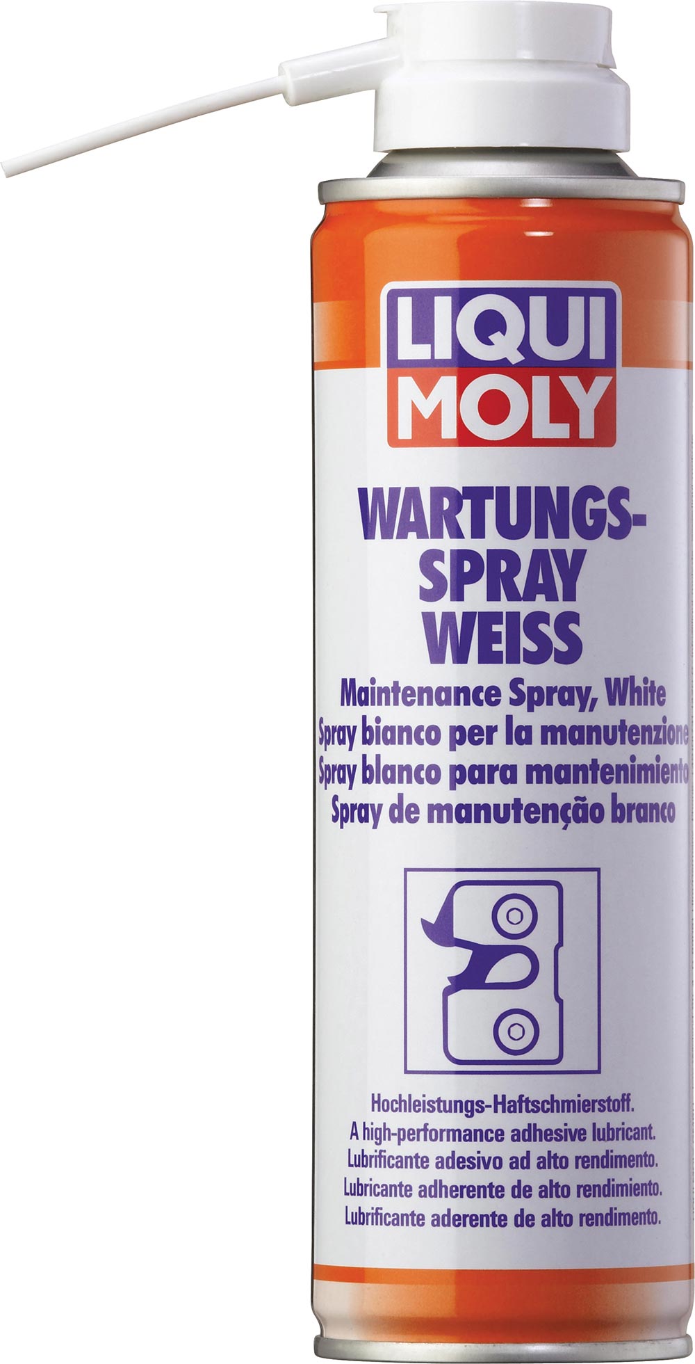 Грязеотталкивающая белая смазка Wartungs-Spray weiss 250мл