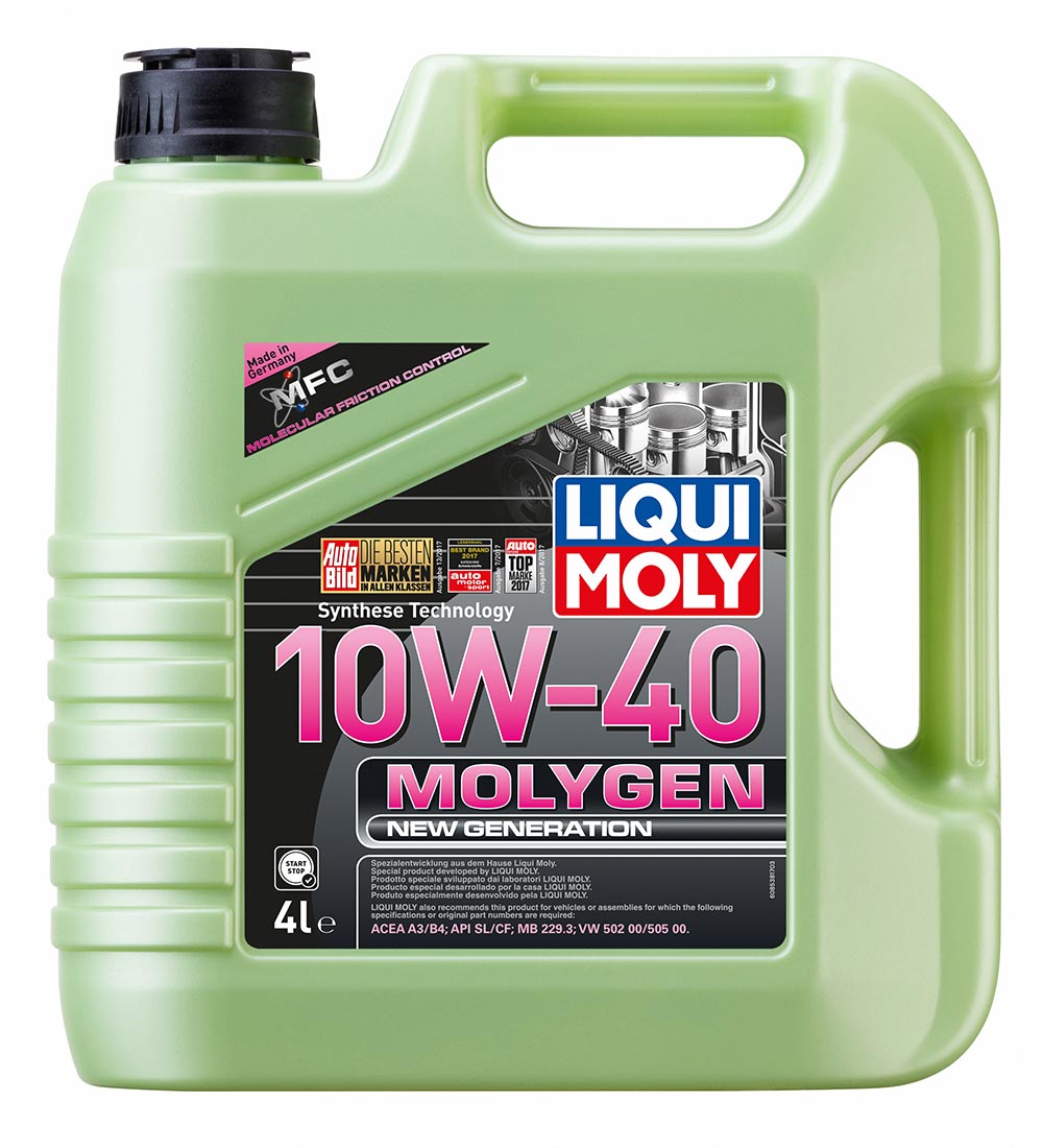 Масло моторное полусинт. Molygen New Generation 10W-40 (4л)