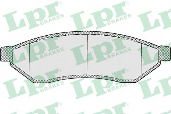 Колодки тормозные дисковые задн DAEWOO LACETTI хечбэк 04-