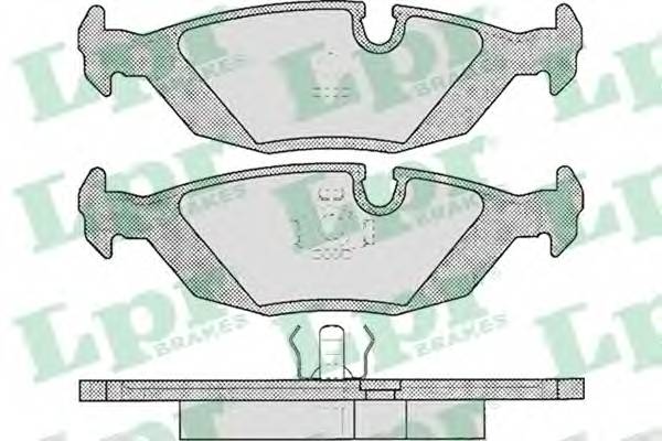 Колодки тормозные дисковые задн SAAB 900 I 89-93 9000 89-9