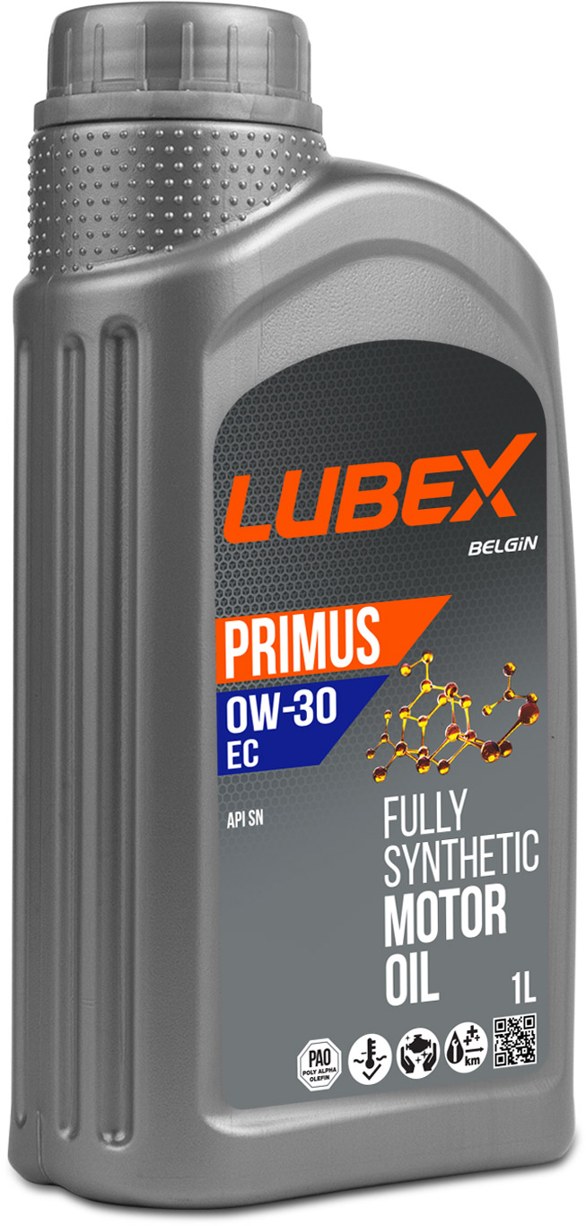 L034-1298-1201 LUBEX Синт. мот.масло PRIMUS EC 0W-30 (1л)