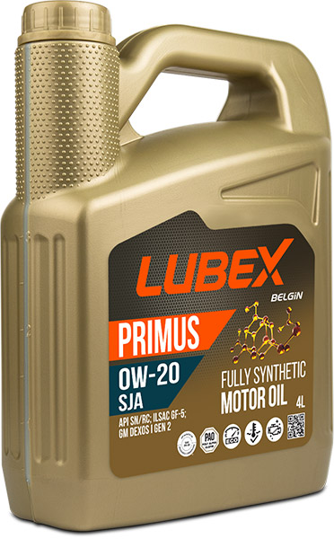 LUBEX Синт. мот.масло PRIMUS SJA 0W20 SN+RC GF5 (4л)