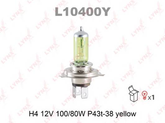 Лампа H4U 12V 10080W PU43T-38 YELLOW