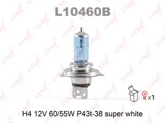 Лампа H4 12V 6055W P43T-38 SUPER WHITE