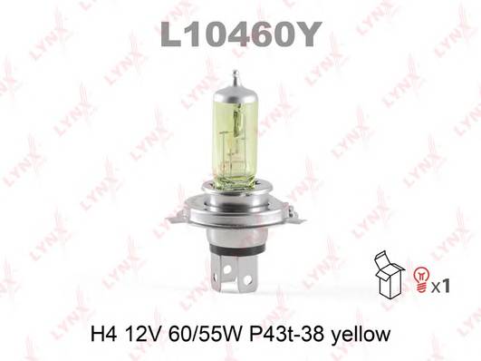 Лампа H4 12V 6055W P43T-38 YELLOW