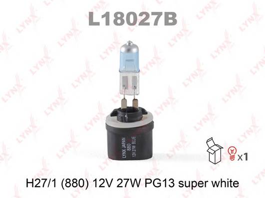 Лампа H27W1 12V PG13 SUPER WHITE