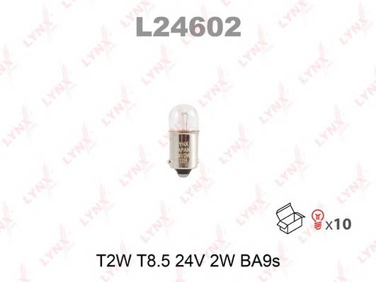 Лампа T2W 24V BA9S