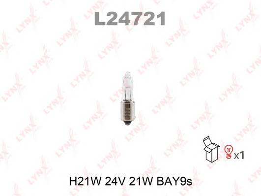 Лампа H21W 24V BAY9S