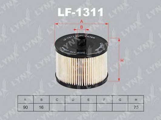 Фильтр топливный FORD Focus II 2.0D 04> . C-Max 2.0D 07> . Kuga 2.0D 08> LF-131