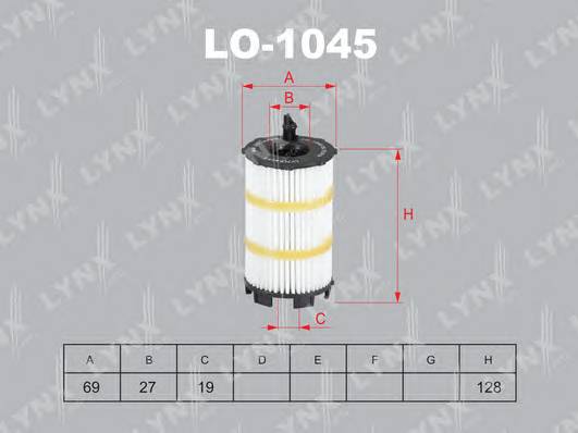 LO-1045 Фильтр масляный AUDI A6.S6.RS6 4.2 06-11 . A8.S8 4.2 06-10 . Q7 4.2 06-1