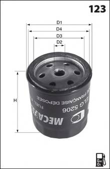 Фильтр топливный MB W123 W460 W463 2 0D-3 0D TD 92