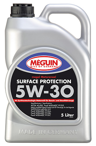 Масло моторное НС-синт. Megol Motorenoel Surface Protection 5W-30 5W-30 (5л)